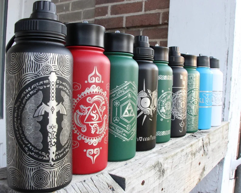 Legend of Zelda Stainless Steel Water Bottle